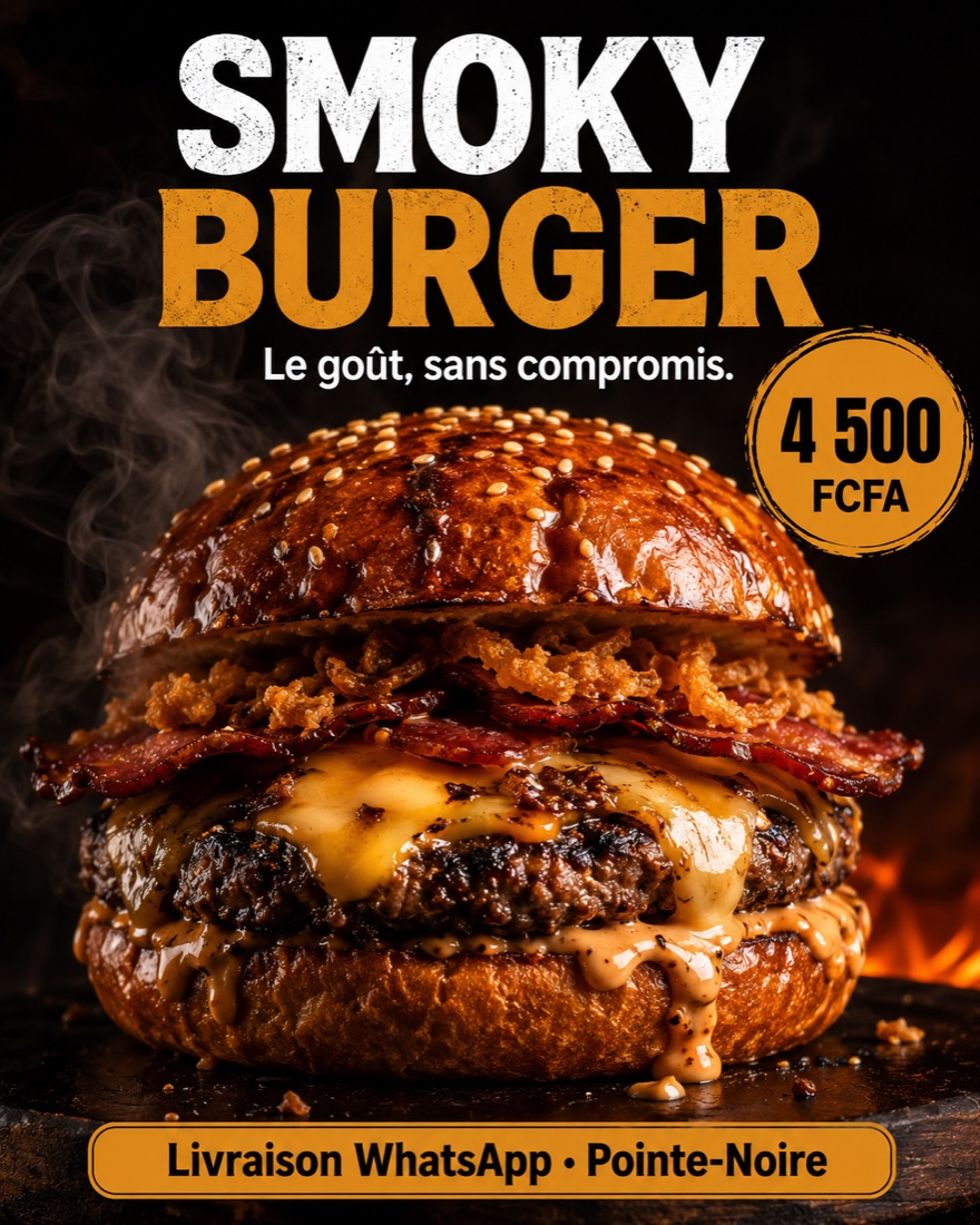 Smoky Burger — affiche réseaux