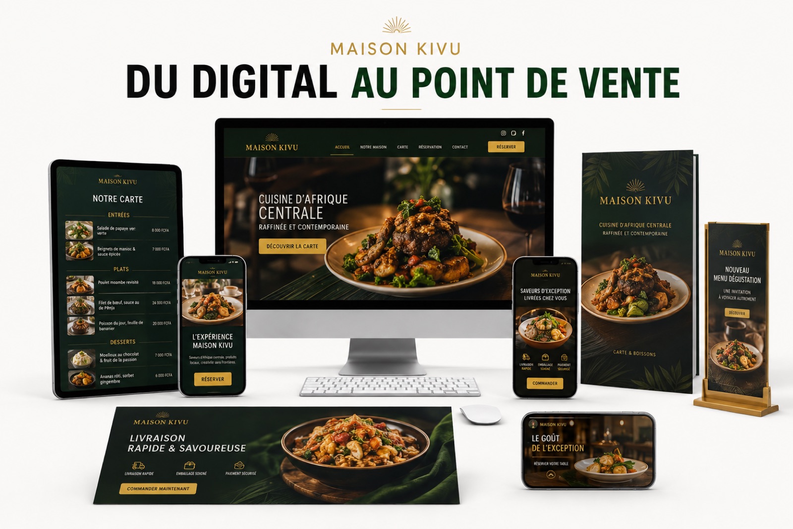 Maison Kivu — du digital au point de vente