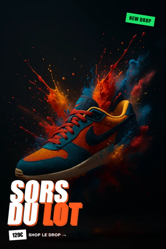 Affiche sneaker